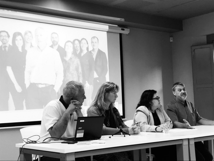 SOM RENOVACIÓ A BARCELONA- Sala plena per acomiadar la campanya electoral a eleccions al COPC al CENTRE CIVIC PATI LLIMONA