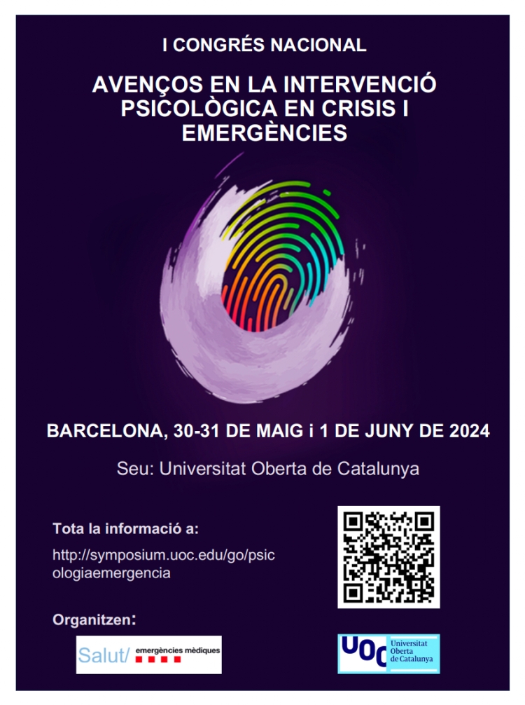 I CONGRESO NACIONAL : AVANCES EN LA INTERVENCION PSICOLOGICA EN CRISIS Y EMERGENCIAS